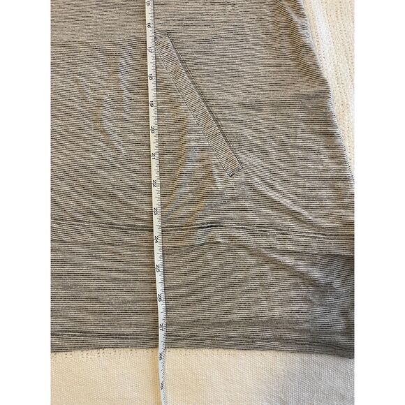 Chico's Zenergy Weekends Striped Zip Hoodie Jacket Sweatshirt Size 3 L/XL - Picture 6 of 7